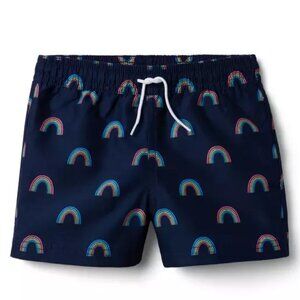 Janie and Jack Rainbows Forever Print Kids Shorts 2T Boy